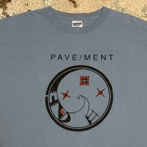 Vintage Pavement Diagram Shirt Size XL Indie Alternative Rock Band Tee 90s 2000s